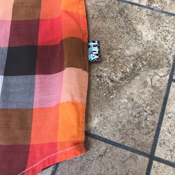 Vurt Button Up Checkered Long Sleeve Shirt XL - Picture 5 of 11